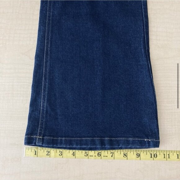 NWT Black Tape Women's Blue Denim Jeans 29 Maya High Rise Relaxed Flare Stretch - Picture 12 of 12